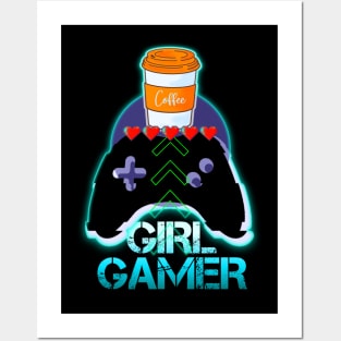 Girl Gamer Posters and Art